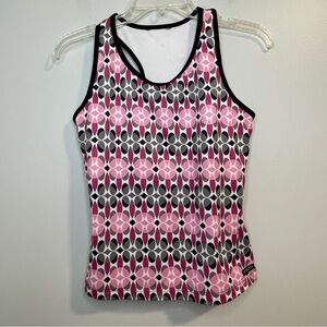 ATHLETA geometric pattern Racerback Tank
